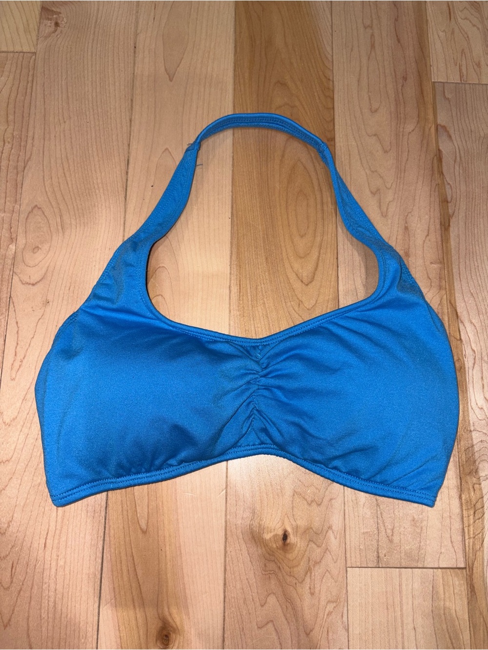 NVGTN Ocean Blue Comeback Seamless Halter Bra